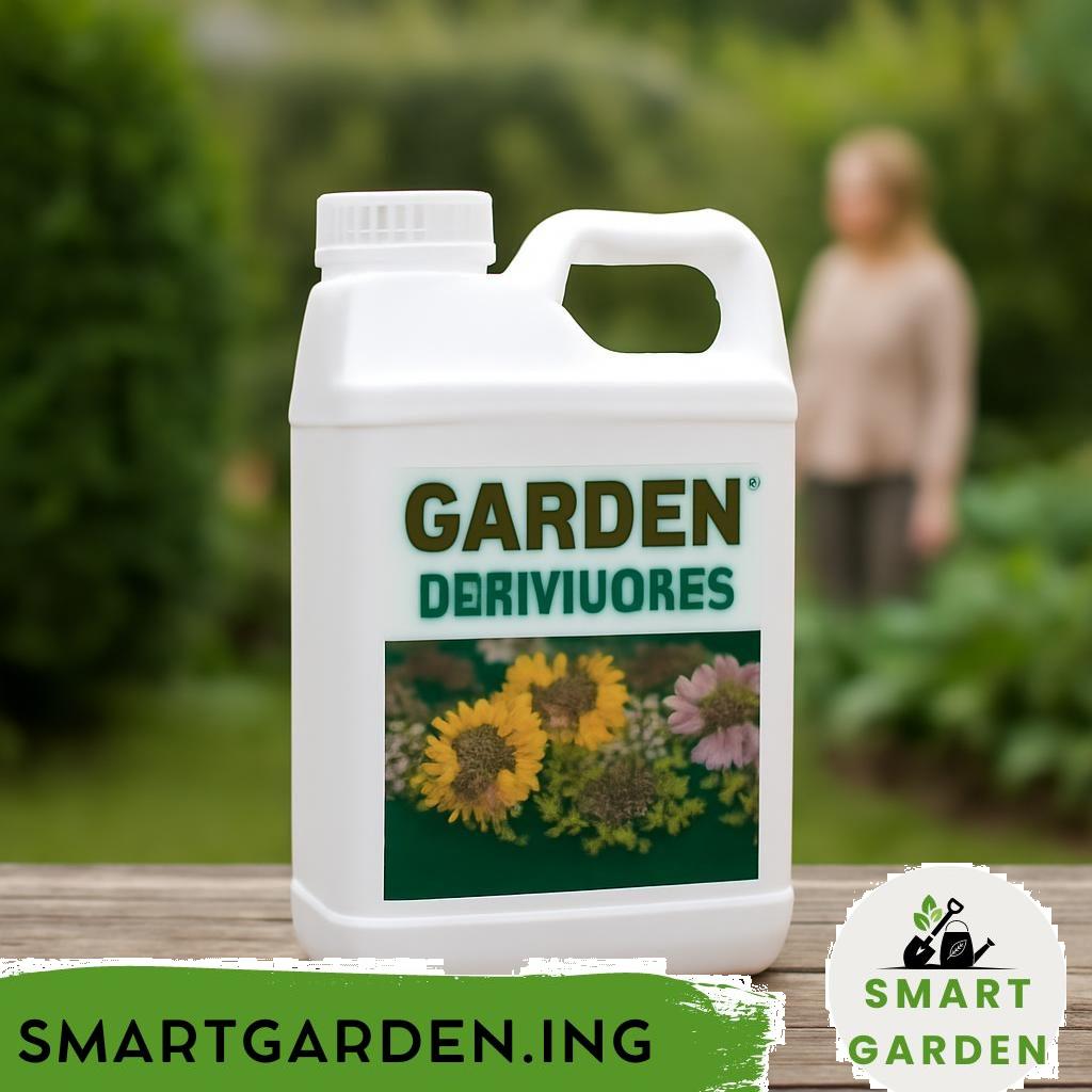 amz_keywords im Garten neben blühenden Pflanzen und Gartengeräten